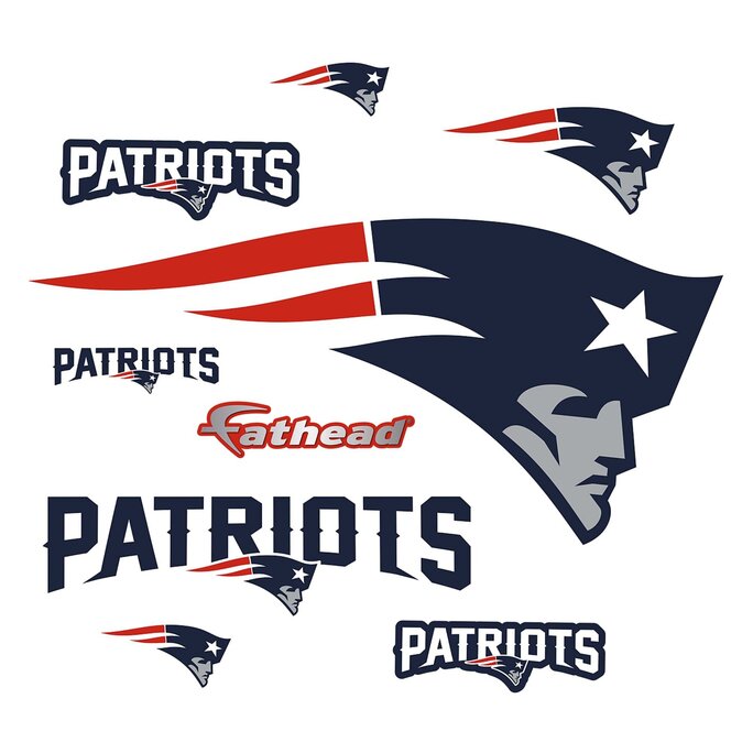 Fathead - New England Patriots: Logo - Officially Licensed NFL Removable  Wall Adhesive Decal - Military & First Responder Discounts